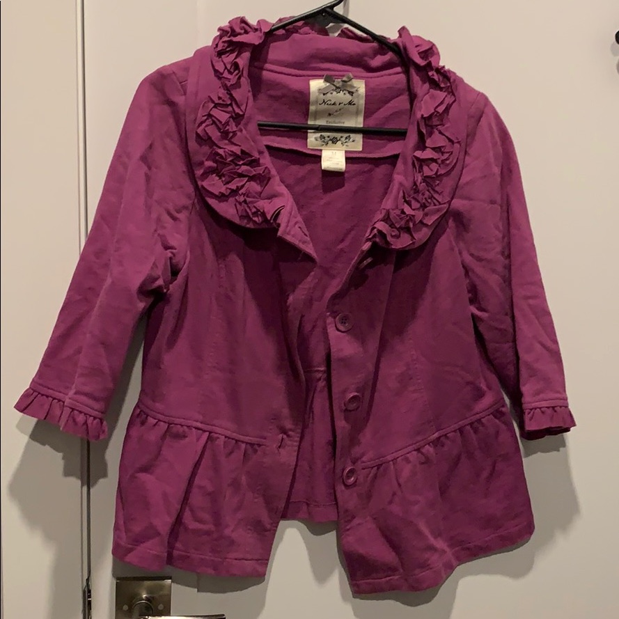 Nick & Mo Ruffled Jacket